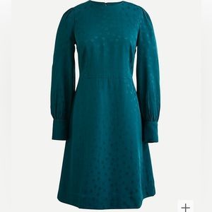 J.Crew Shift dress in jacquard floral dot NWT Sz 2